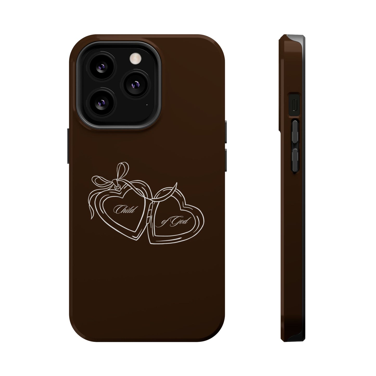 Child of God Locket Espresso Phone Case MagSafe