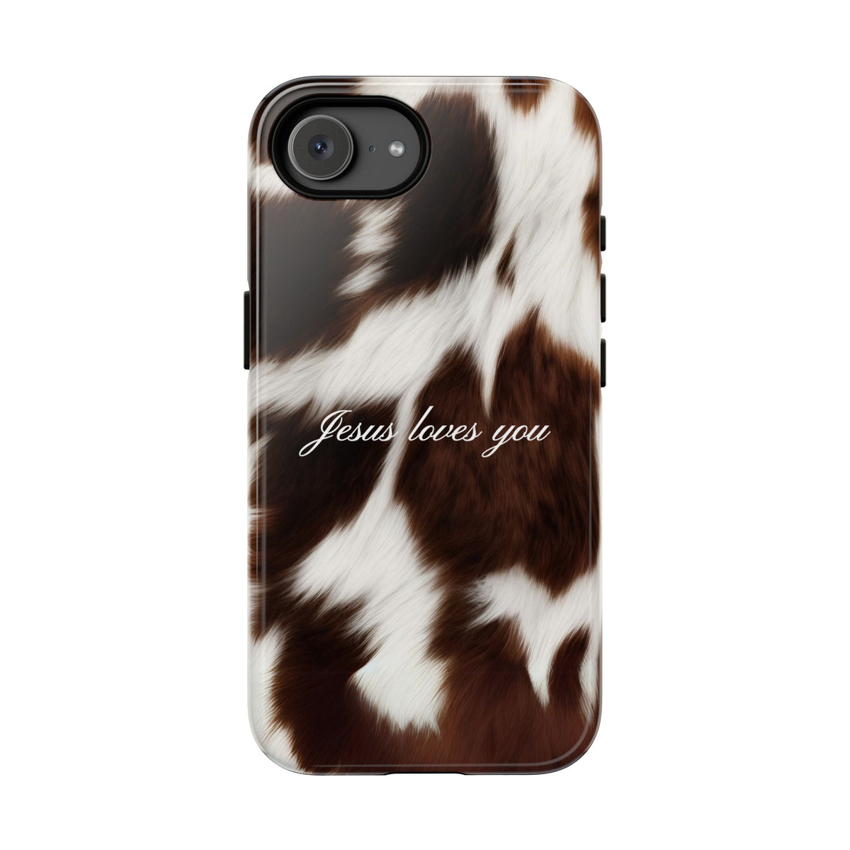 Jesus loves you Cow Phone Case