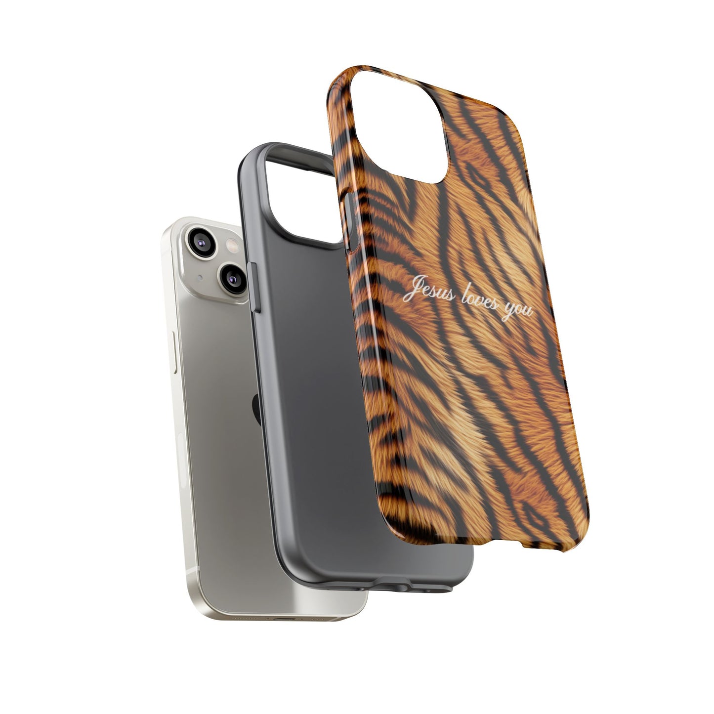 Jesus Loves You Tiger Phone Case