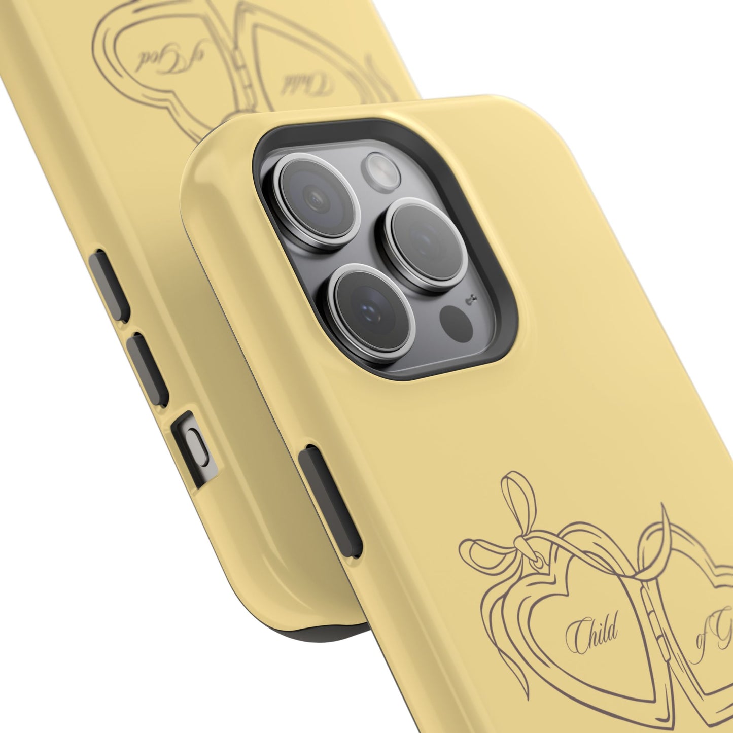 Child of God Butter Yellow Locket Phone Case MagSafe