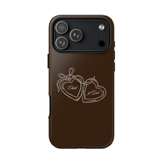 Child of God Espresso Locket Phone Case