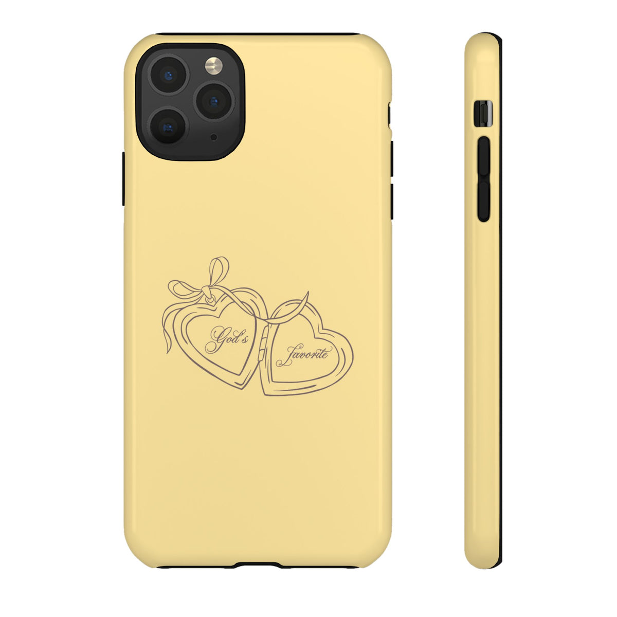 God’s favorite Butter Yellow Locket Phone Case