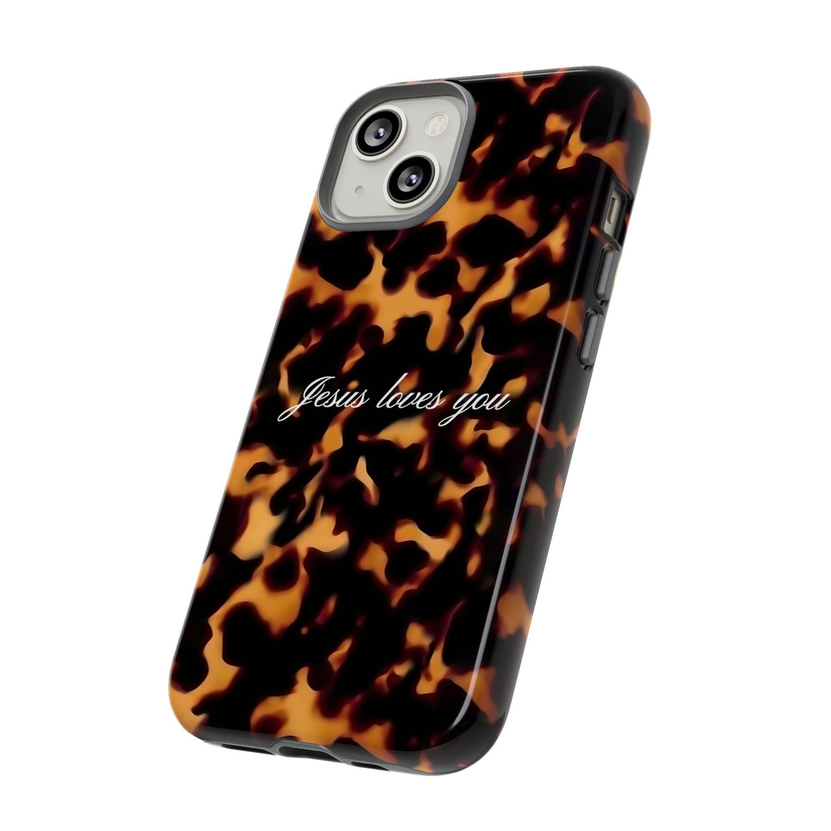 Jesus loves you Tortoise Phone Case