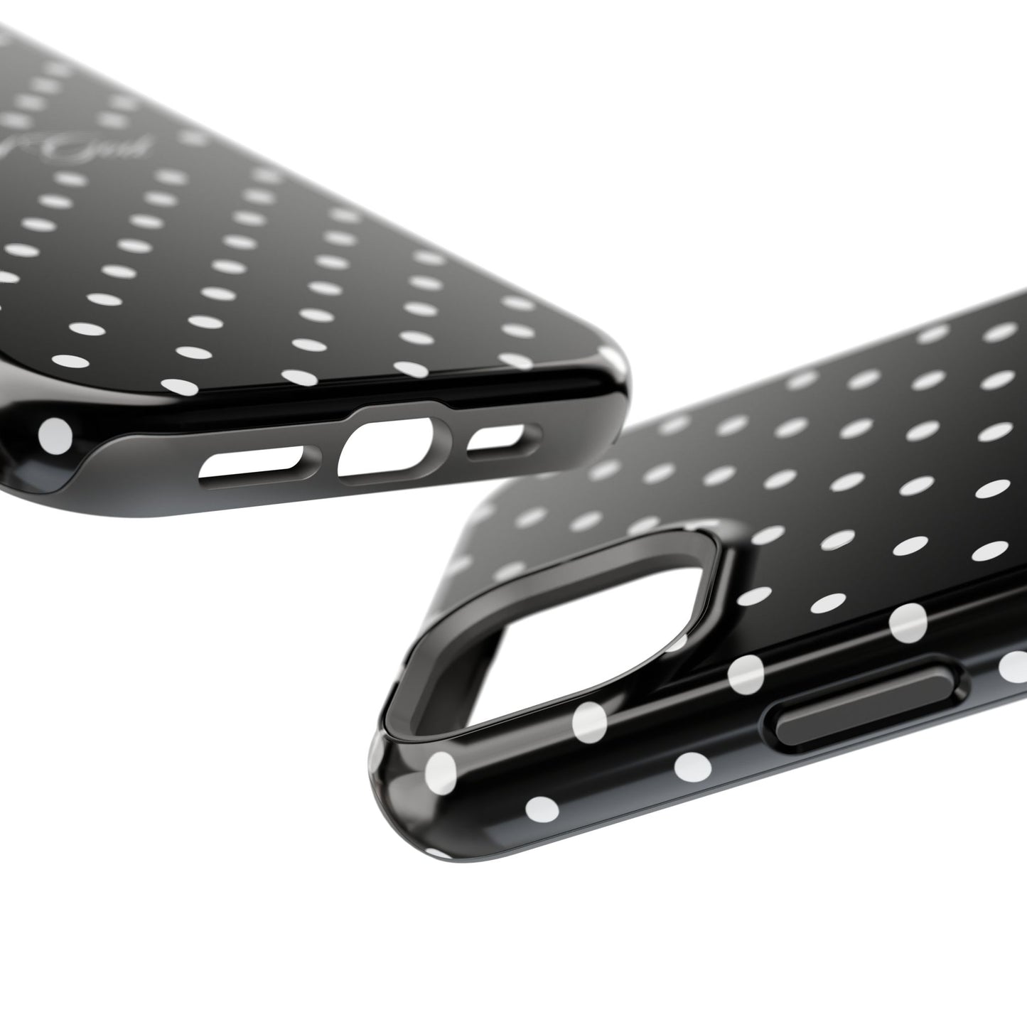 Child of God Black Polka Dot MagSafe Phone Case