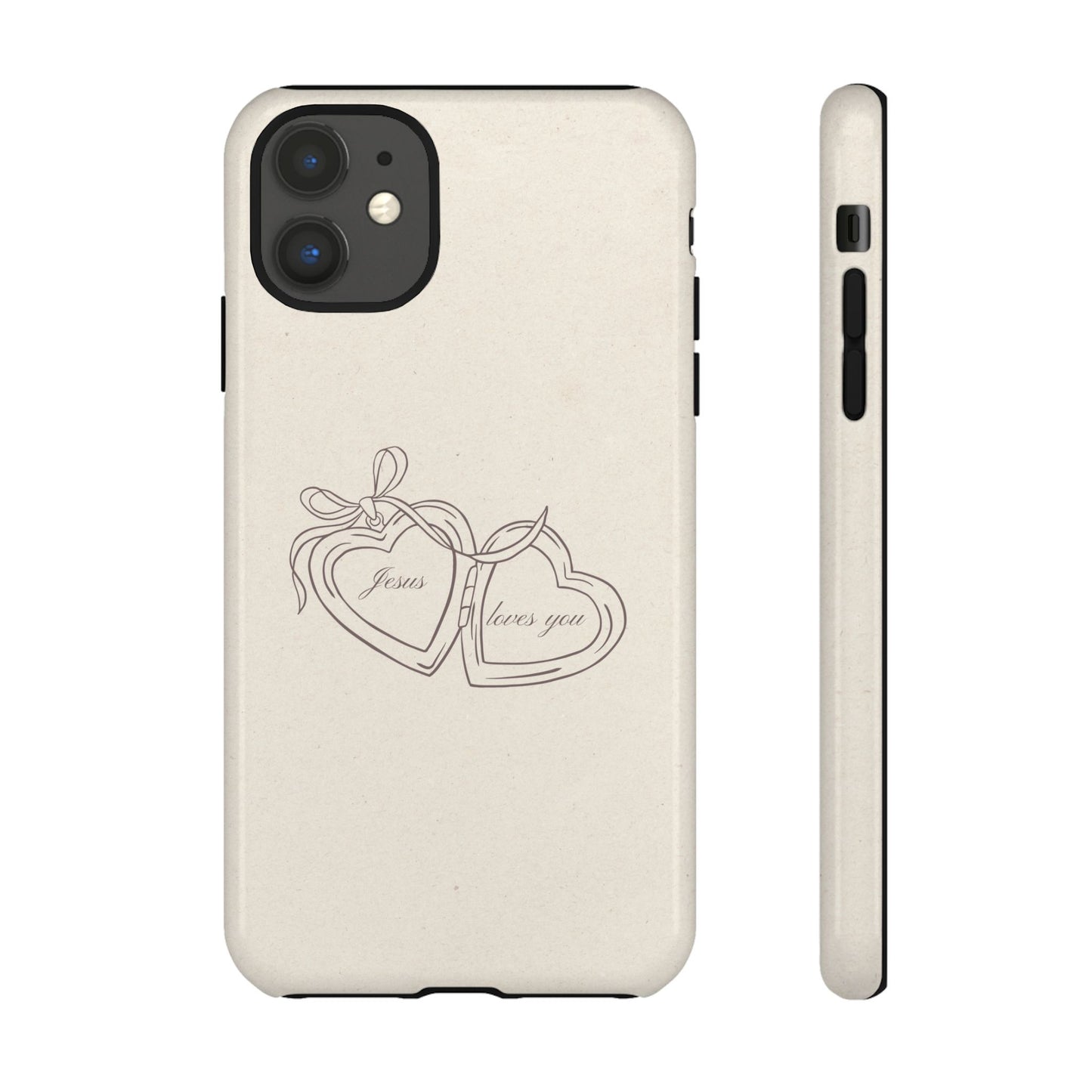 Locket Jesus loves you Phone Case