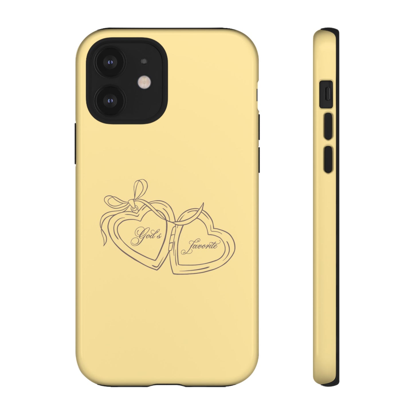 God’s favorite Butter Yellow Locket Phone Case