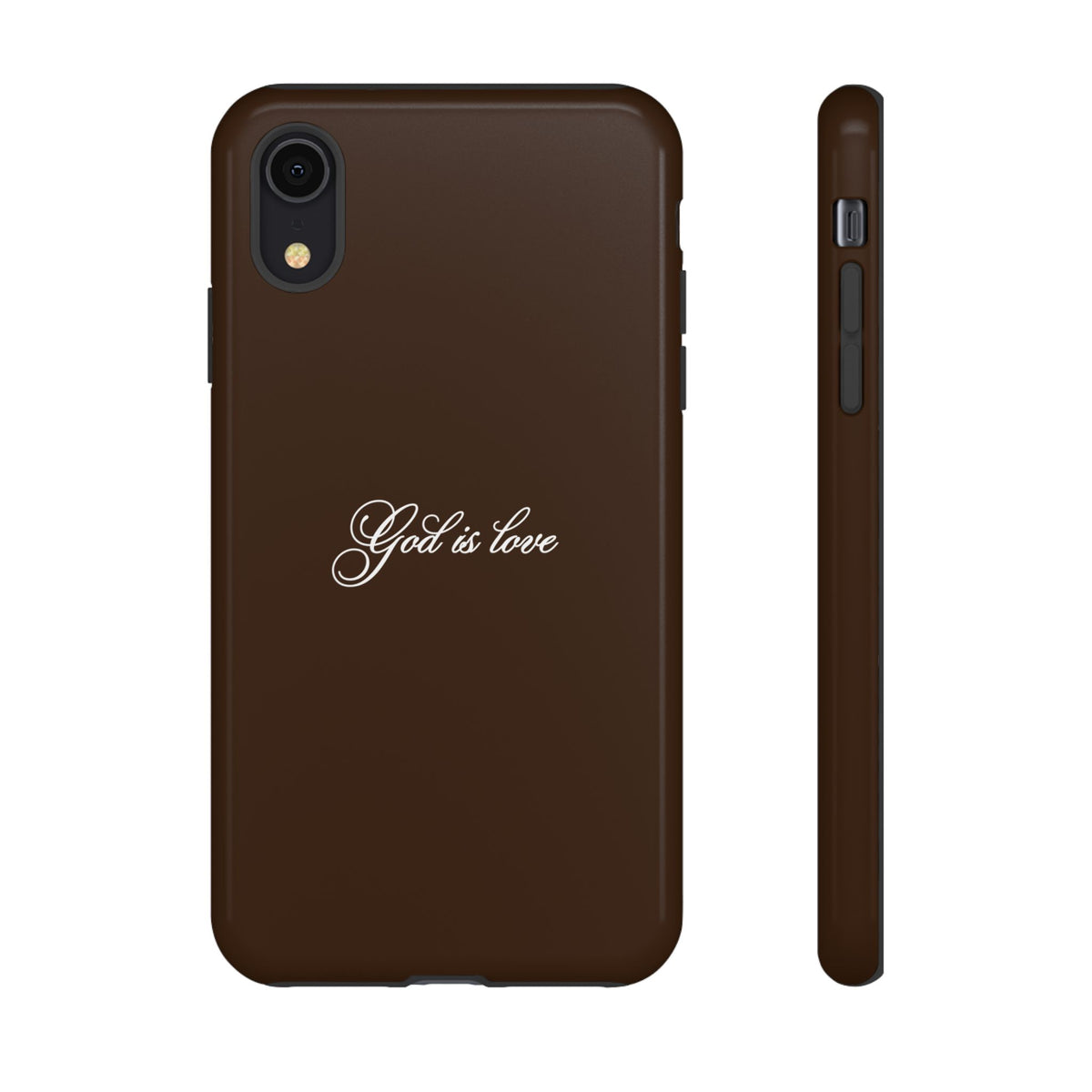 God is Love Espresso Phone Case