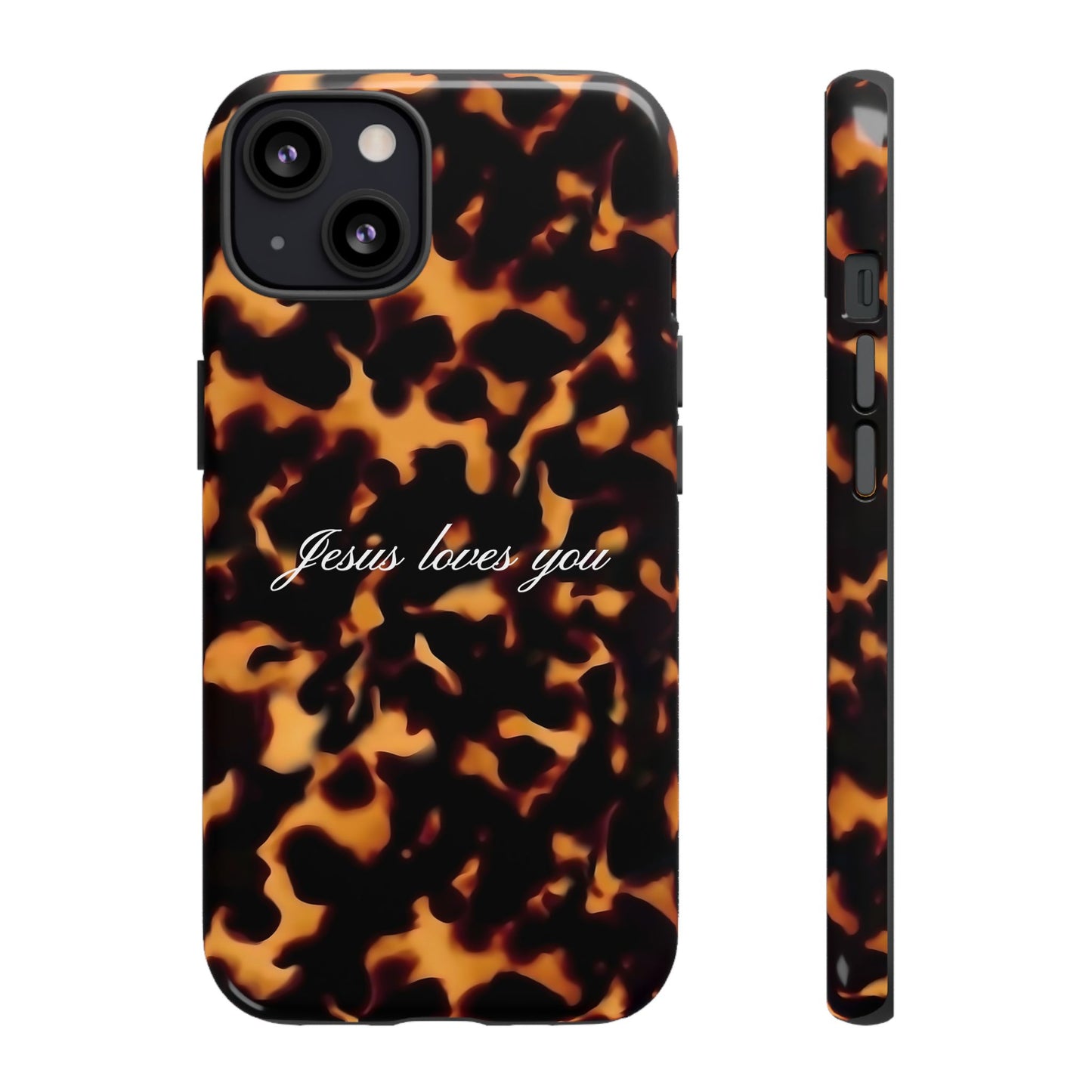 Jesus loves you Tortoise Phone Case