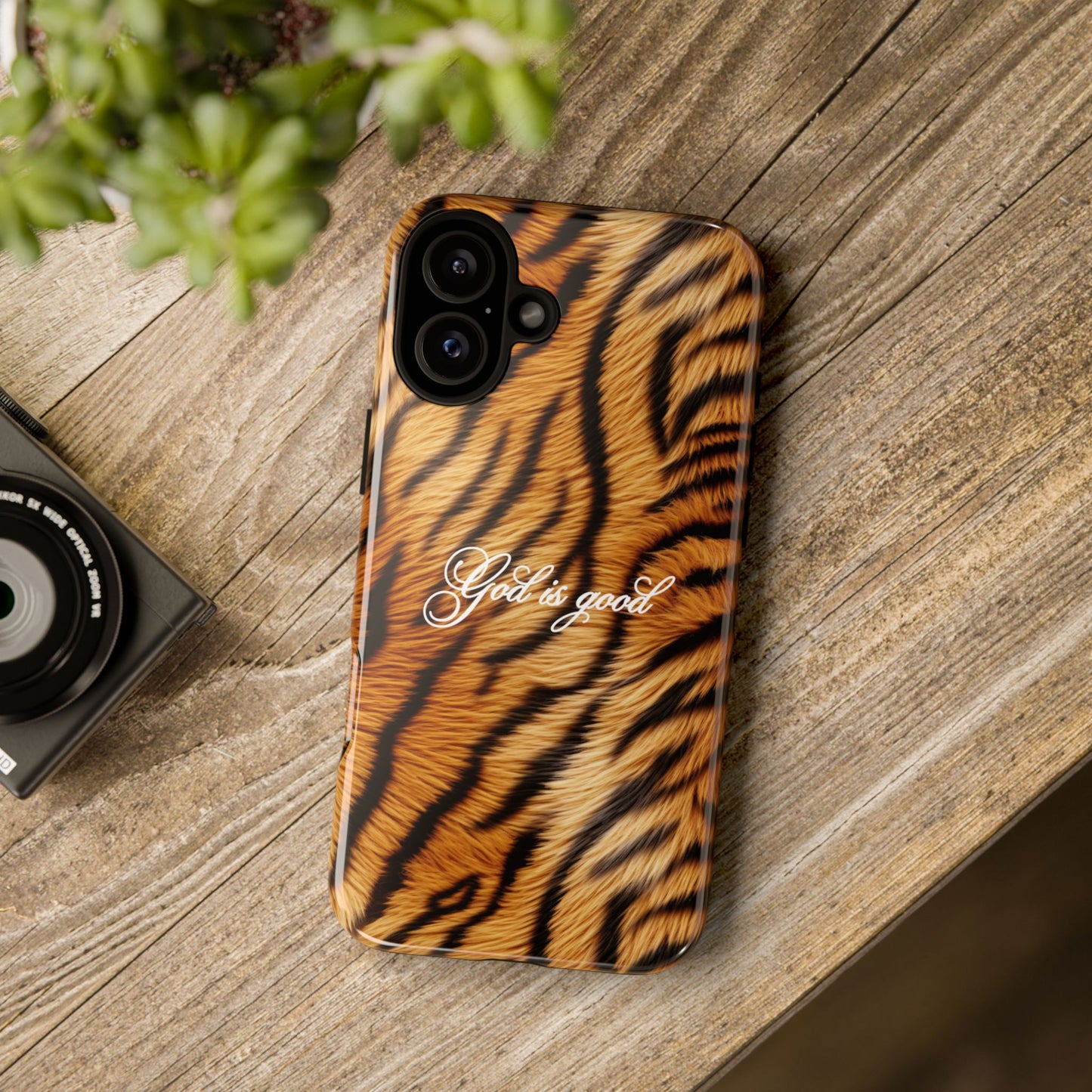 God is good Tiger Phone Case