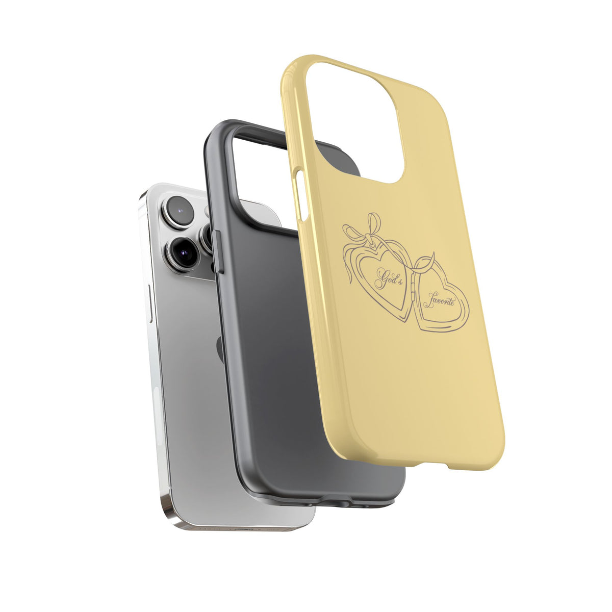God’s favorite Butter Yellow Locket Phone Case