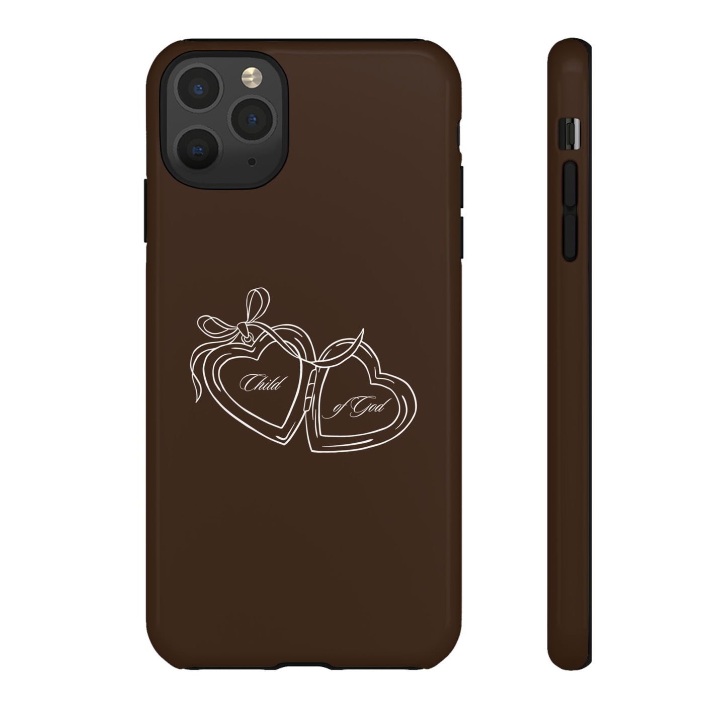 Child of God Espresso Locket Phone Case