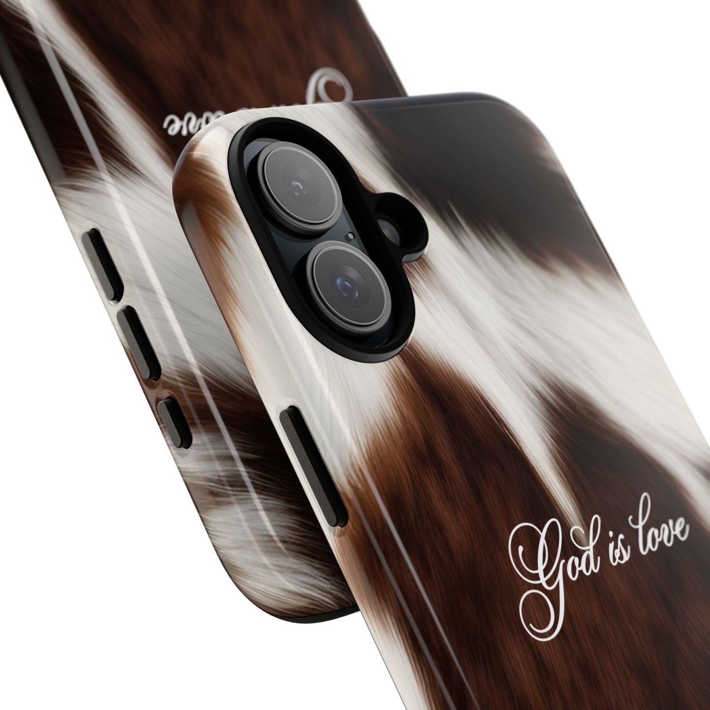 God is love Cow phone case