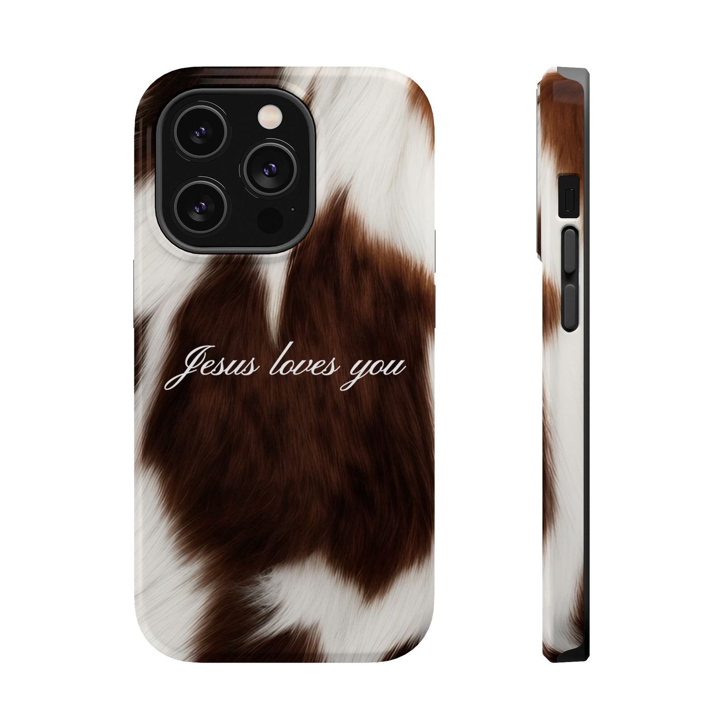Jesus loves you Cow MagSafe Phone Case