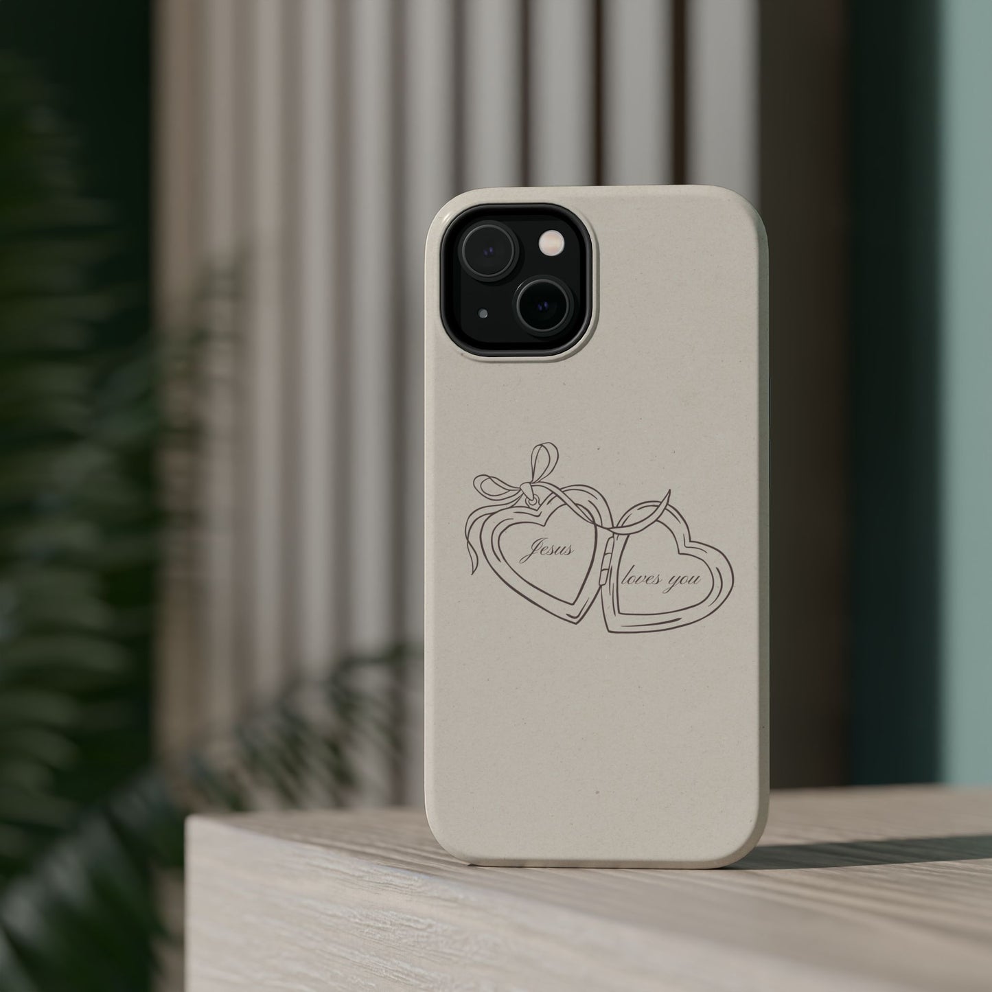 Jesus loves you Locket MagSafe Phone Case