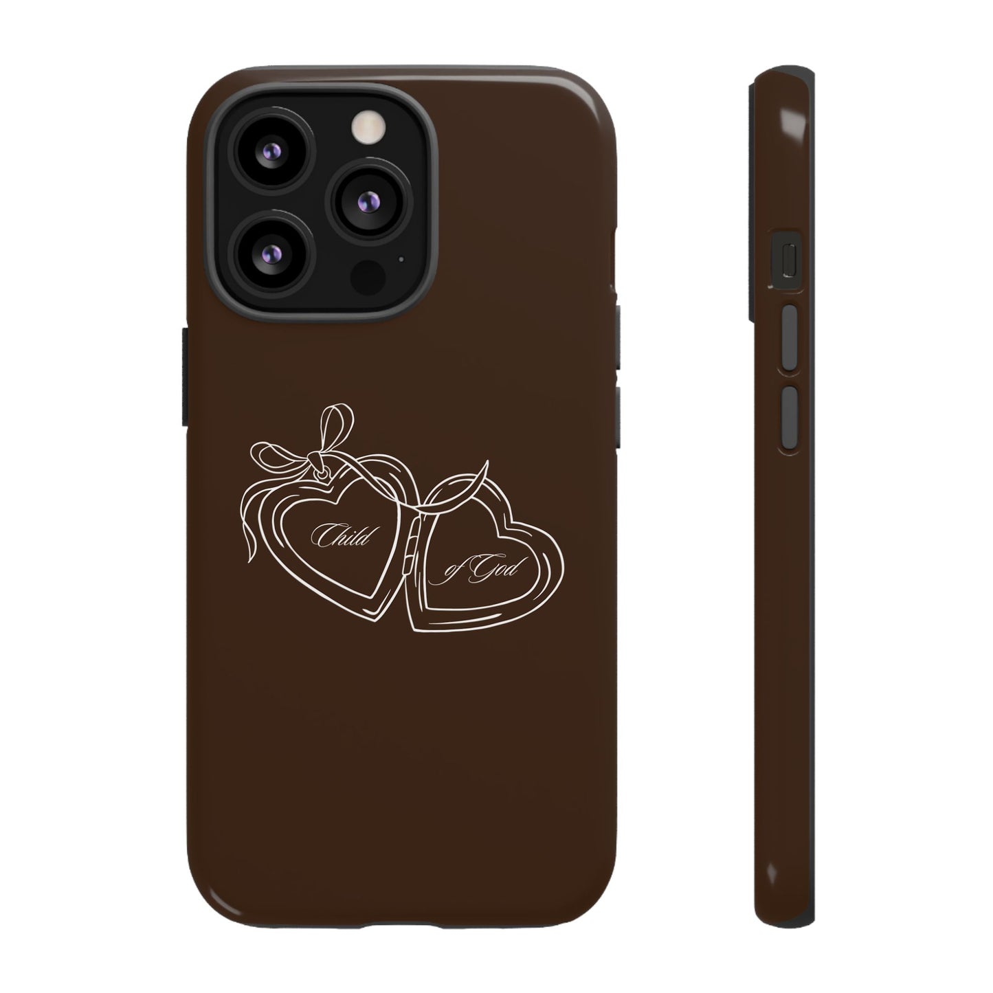Child of God Espresso Locket Phone Case