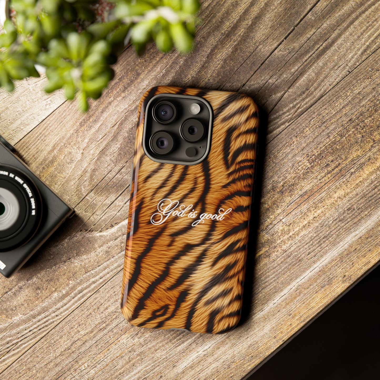 God is good Tiger Phone Case