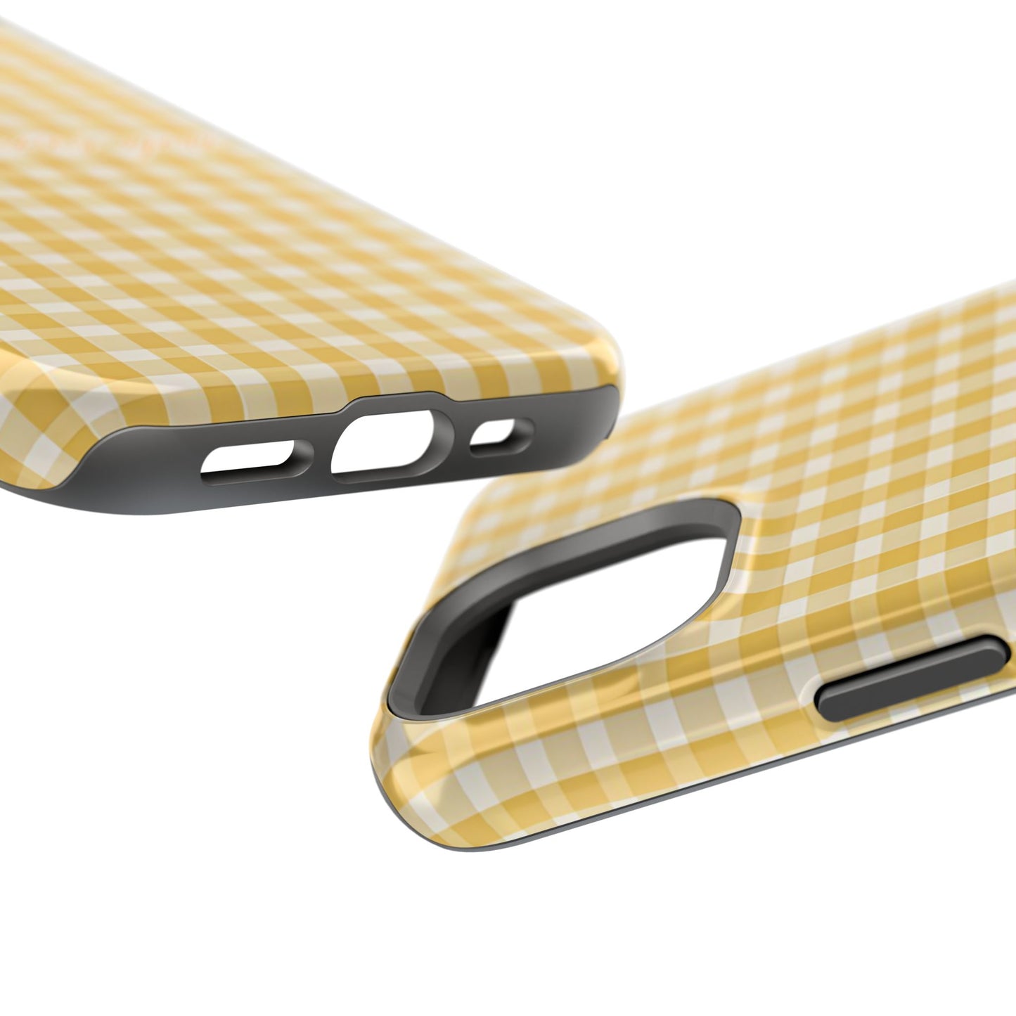 Jesus loves you Gingham Yellow Phone Case MagSafe