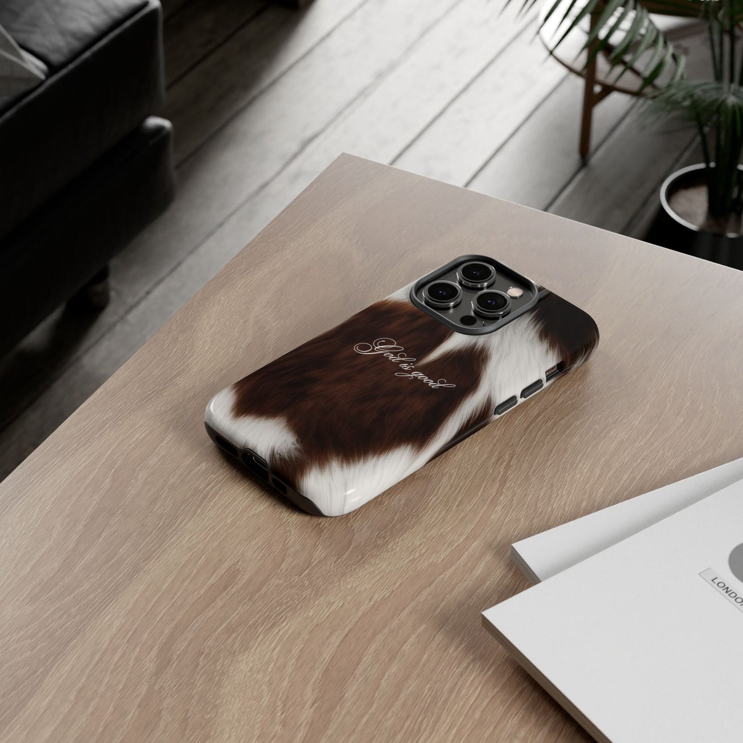 God is good Cow Phone Case