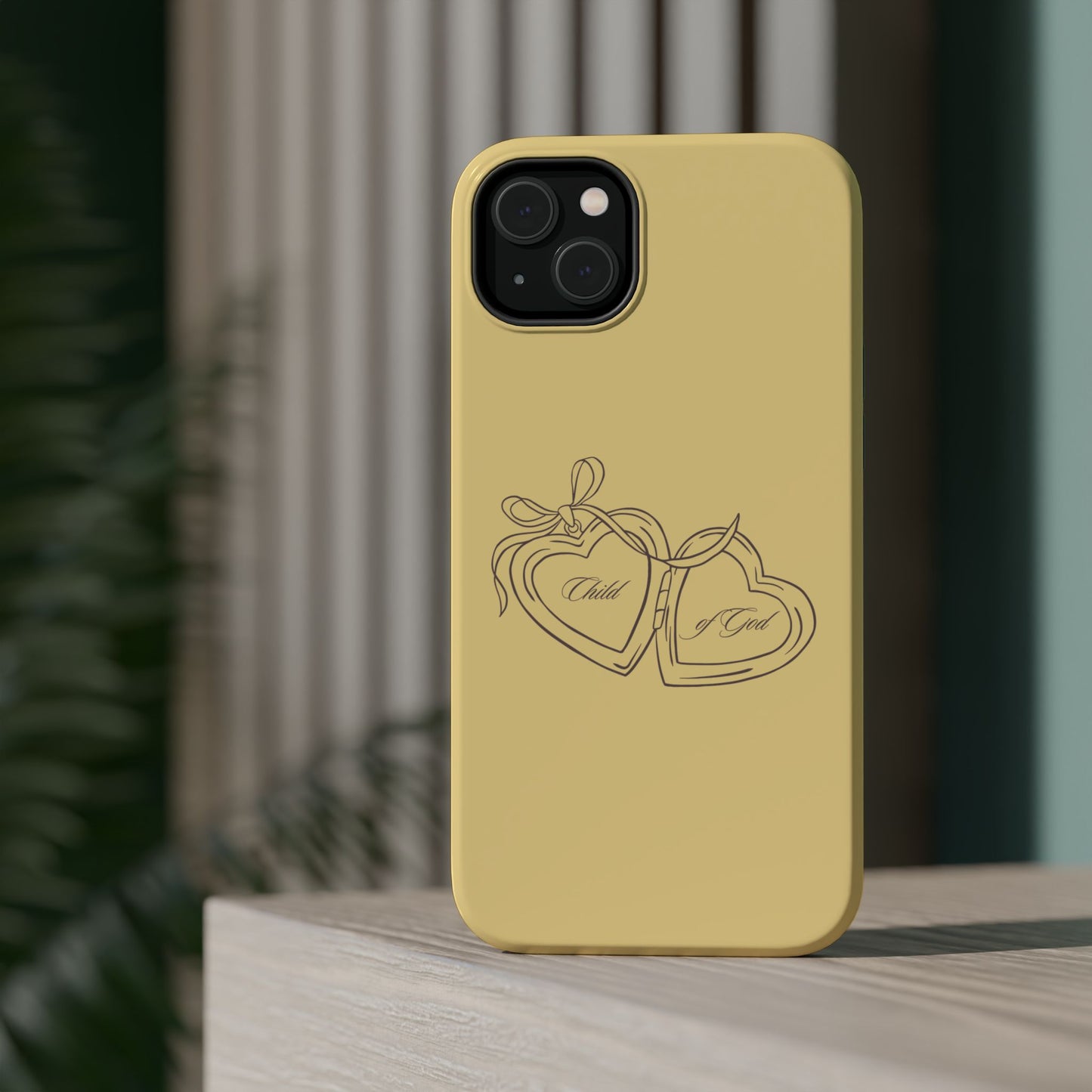 Child of God Butter Yellow Locket Phone Case MagSafe