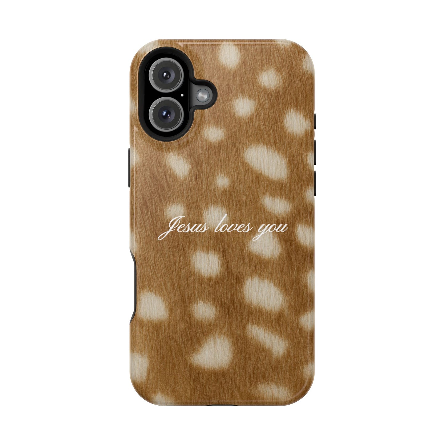 Jesus loves you Fawn MagSafe Phone Case