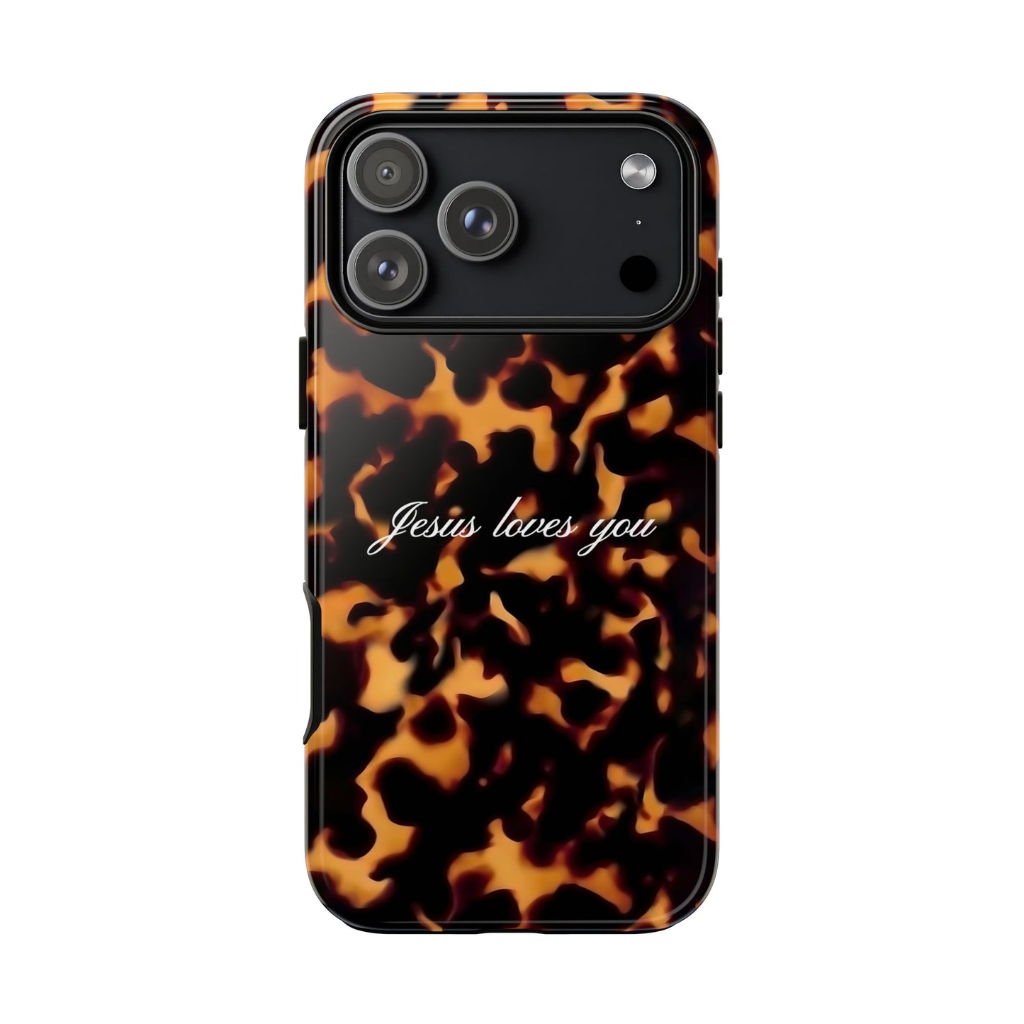 Jesus loves you Tortoise Phone Case