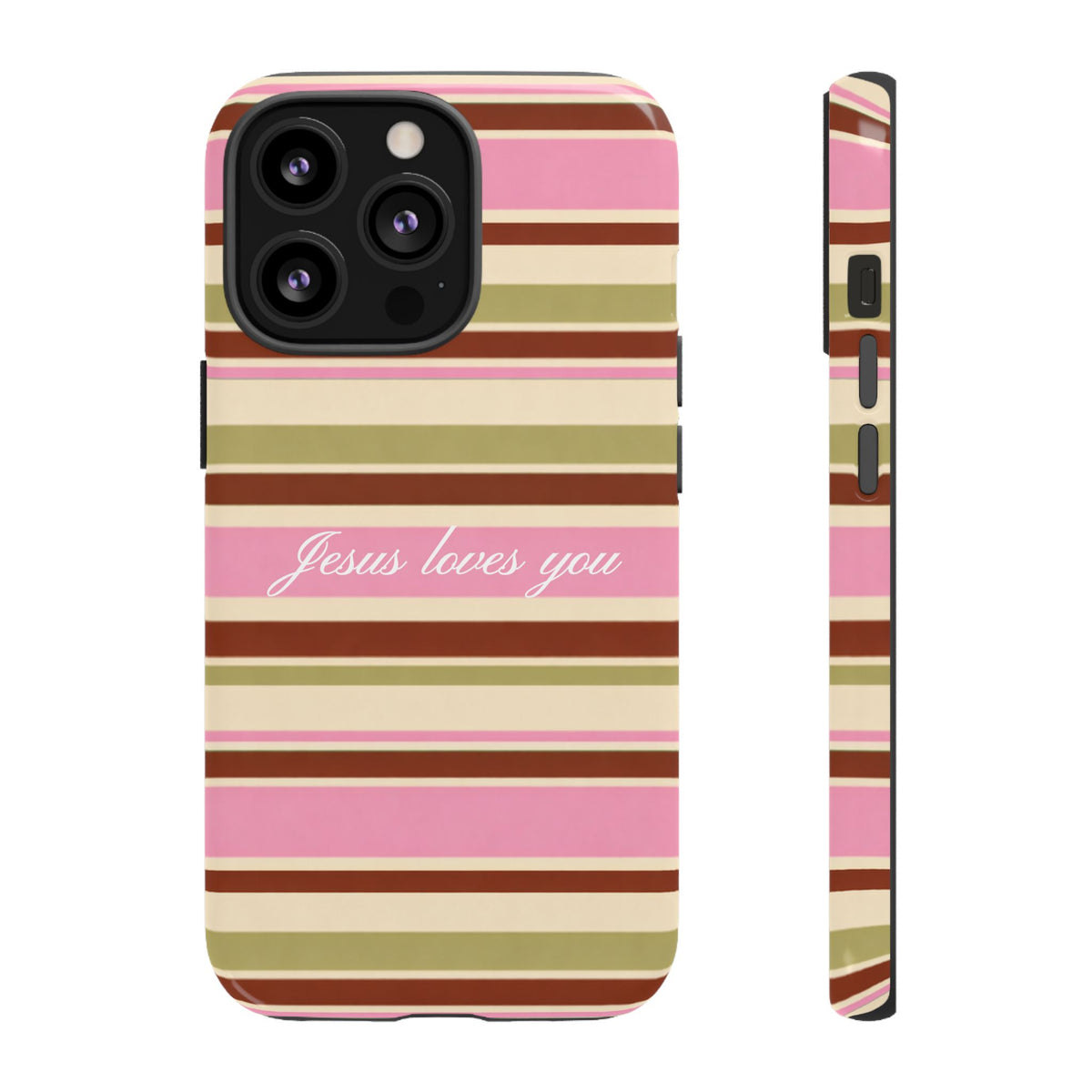 Jesus Loves You Neapolitan Phone Case