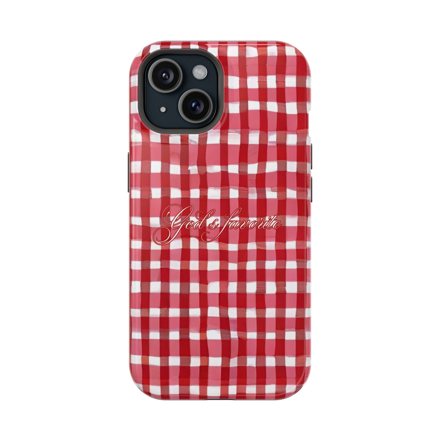 God’s favorite Gingham MagSafe Phone Case