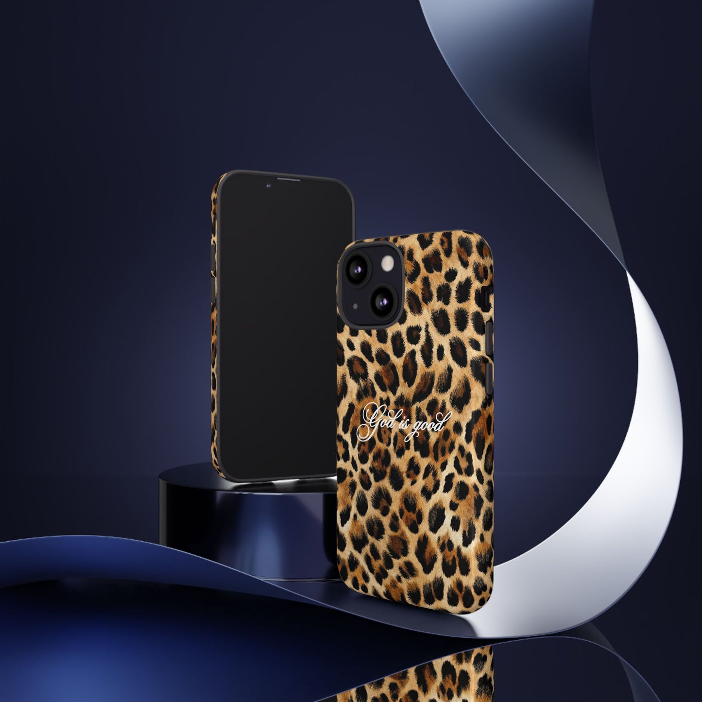 God is good Leopard Phone Case