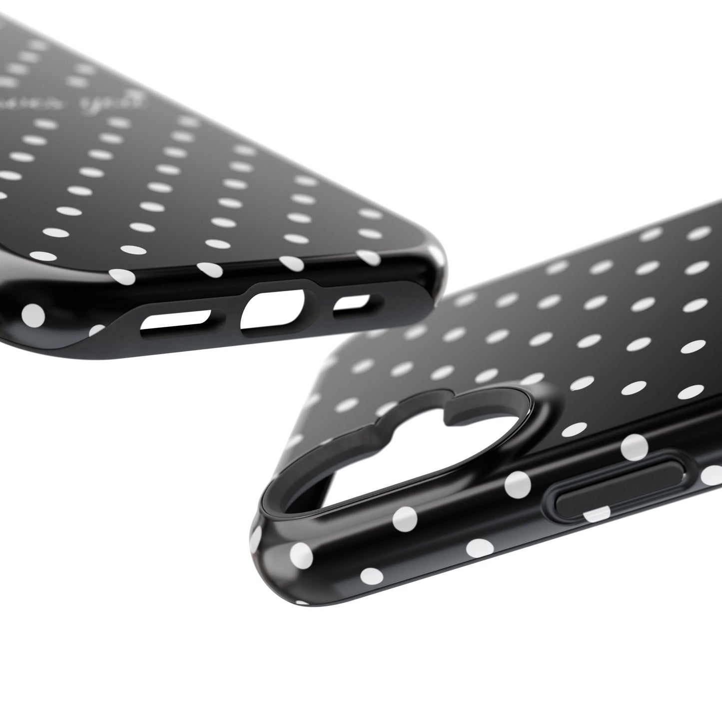 Jesus loves you Black Polka Dot Phone Case MagSafe