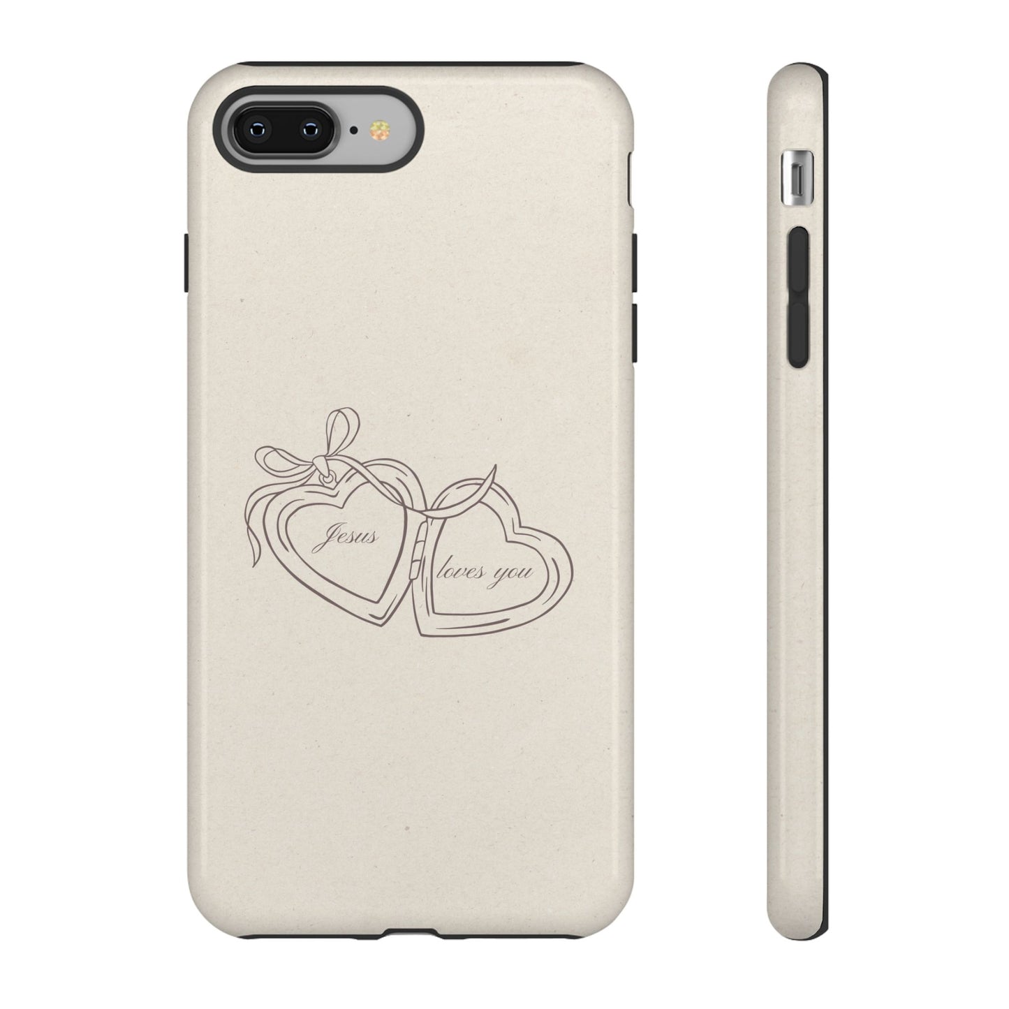 Locket Jesus loves you Phone Case