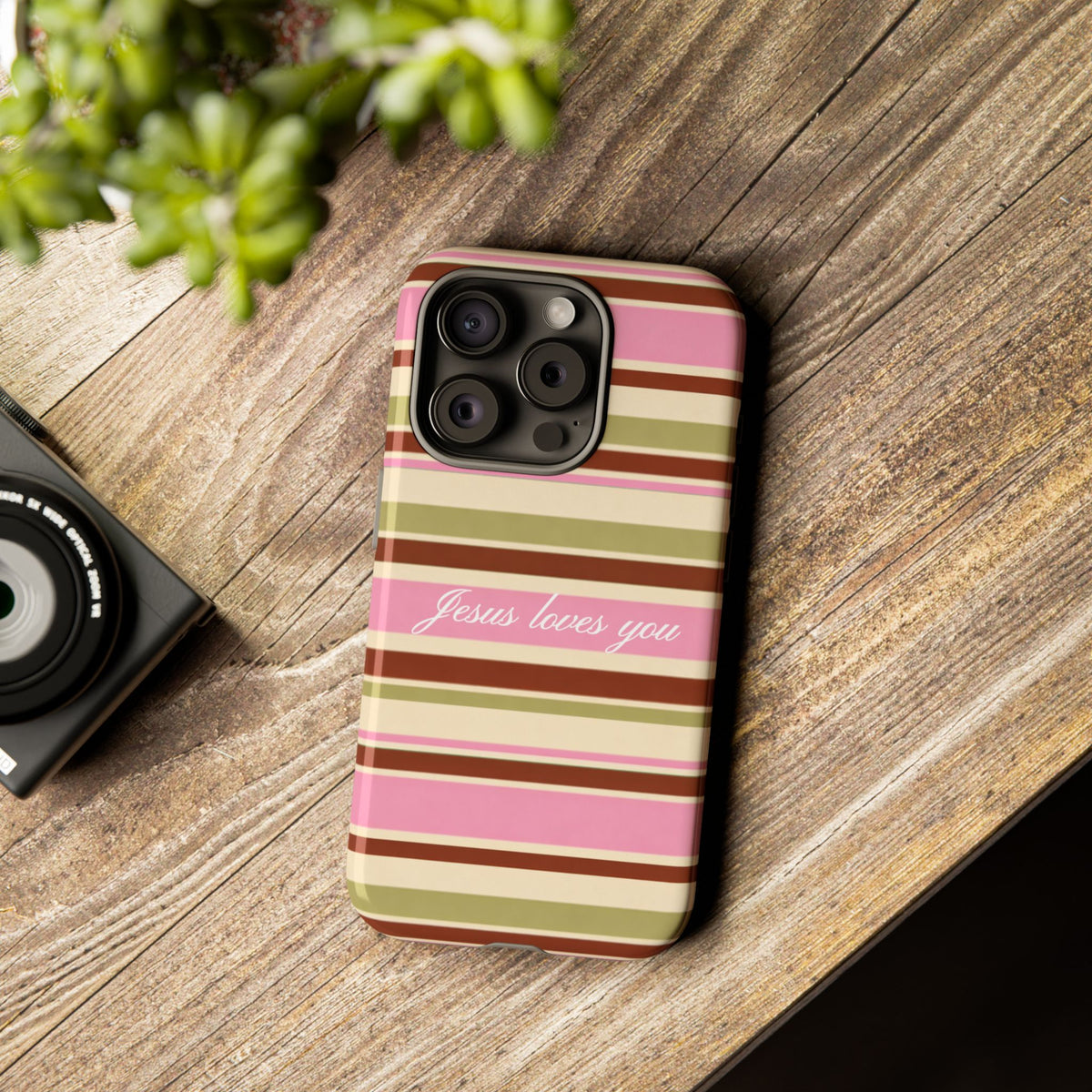 Jesus Loves You Neapolitan Phone Case