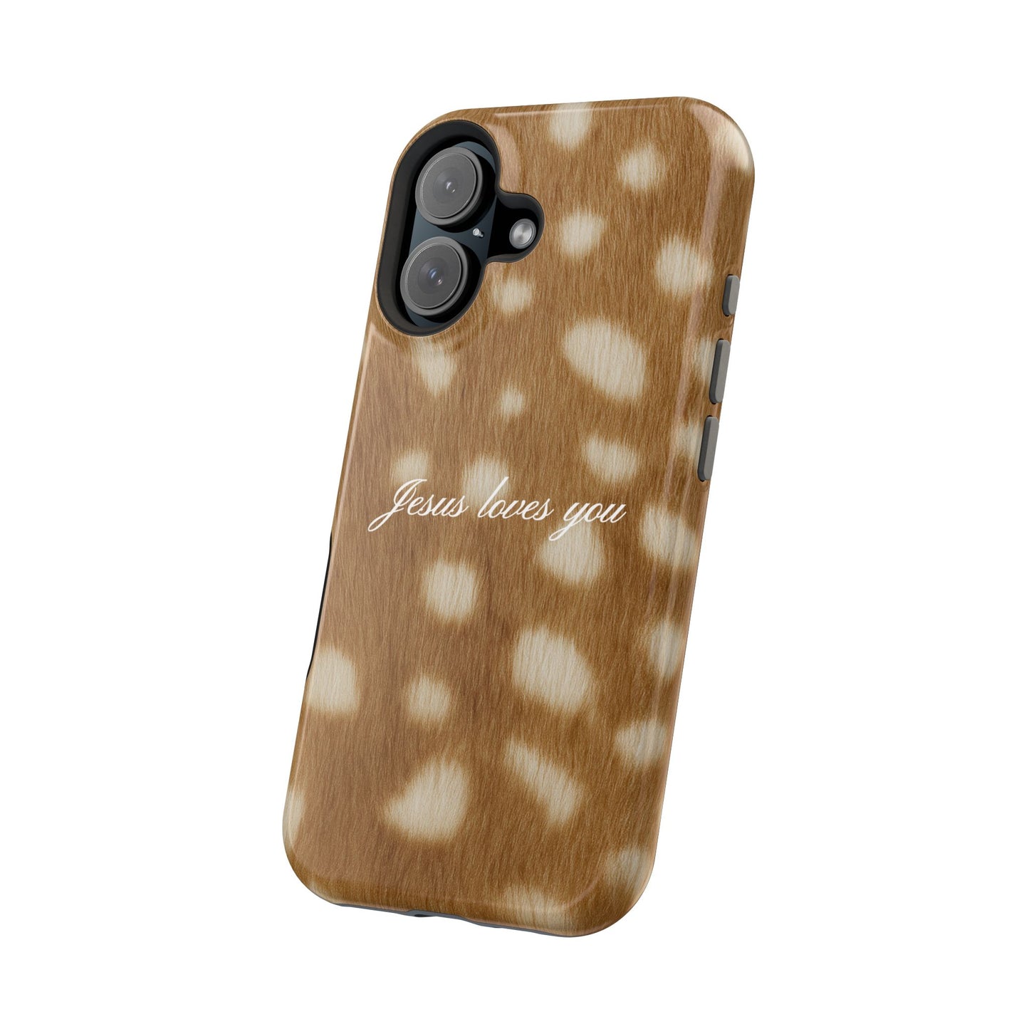 Jesus loves you Fawn MagSafe Phone Case