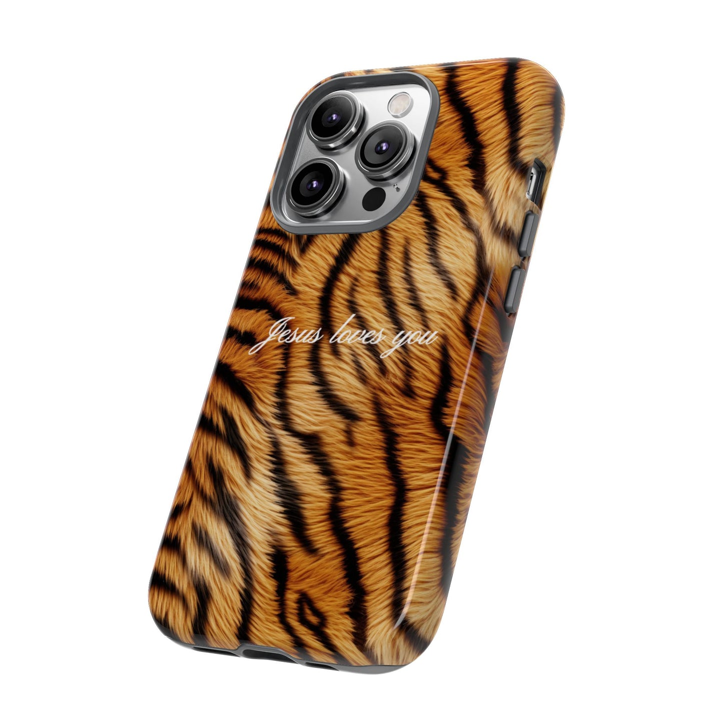 Jesus Loves You Tiger Phone Case