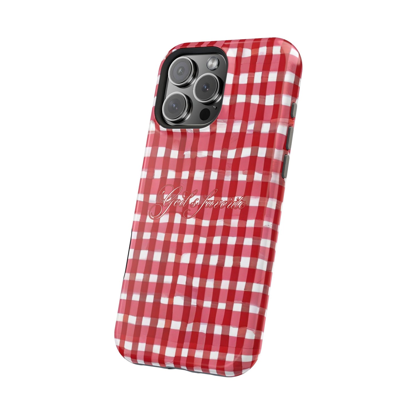 God’s favorite Gingham MagSafe Phone Case
