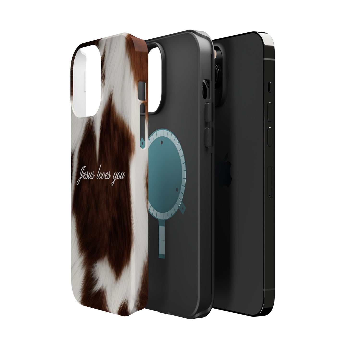 Jesus loves you Cow MagSafe Phone Case