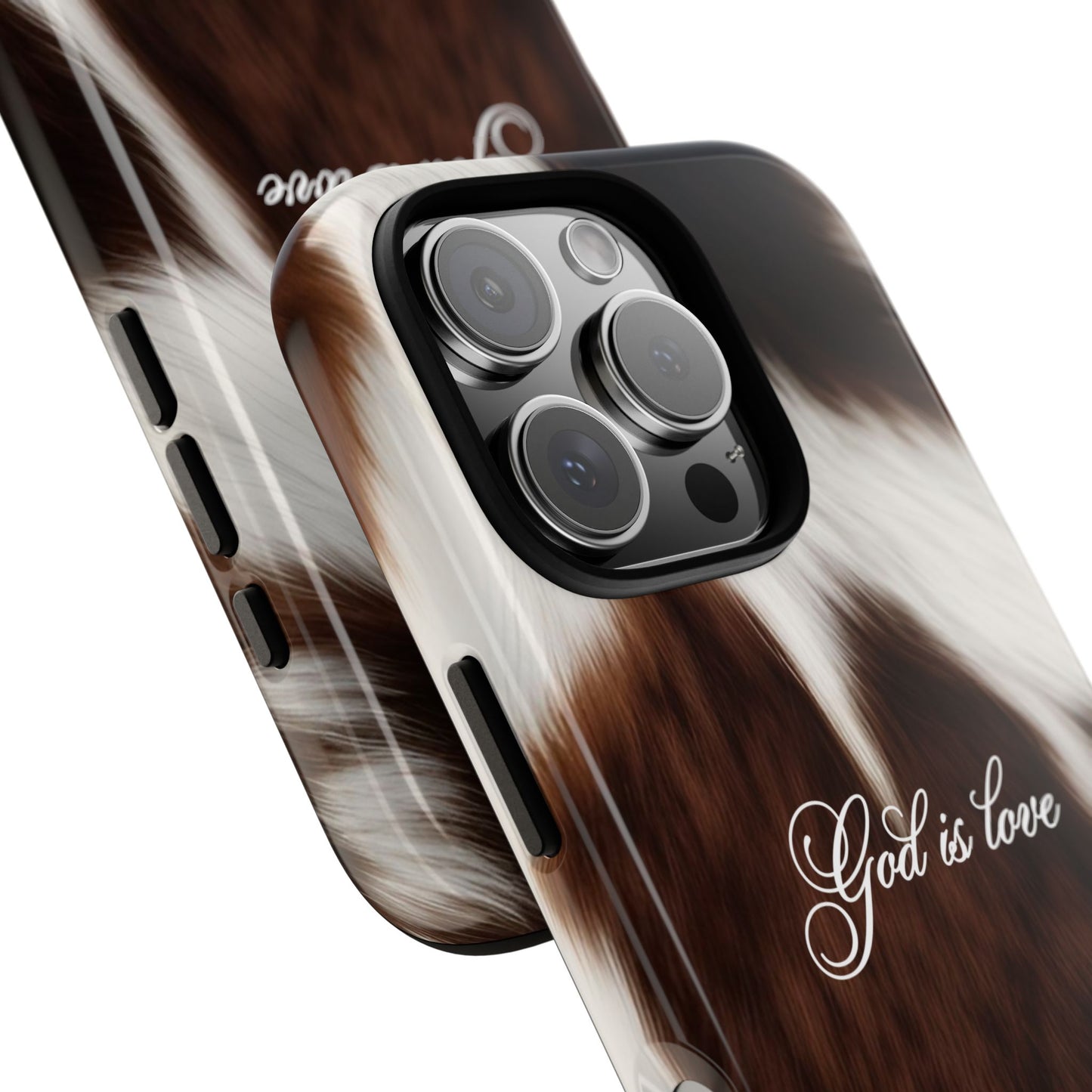 God is love Cow phone case