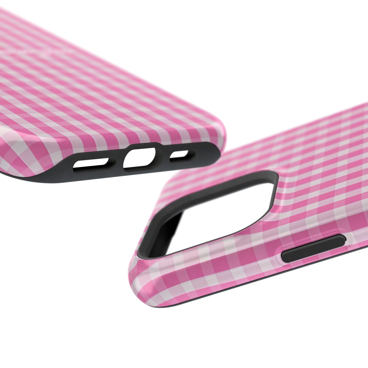 Jesus loves you Pink Gingham Phone Case MagSafe