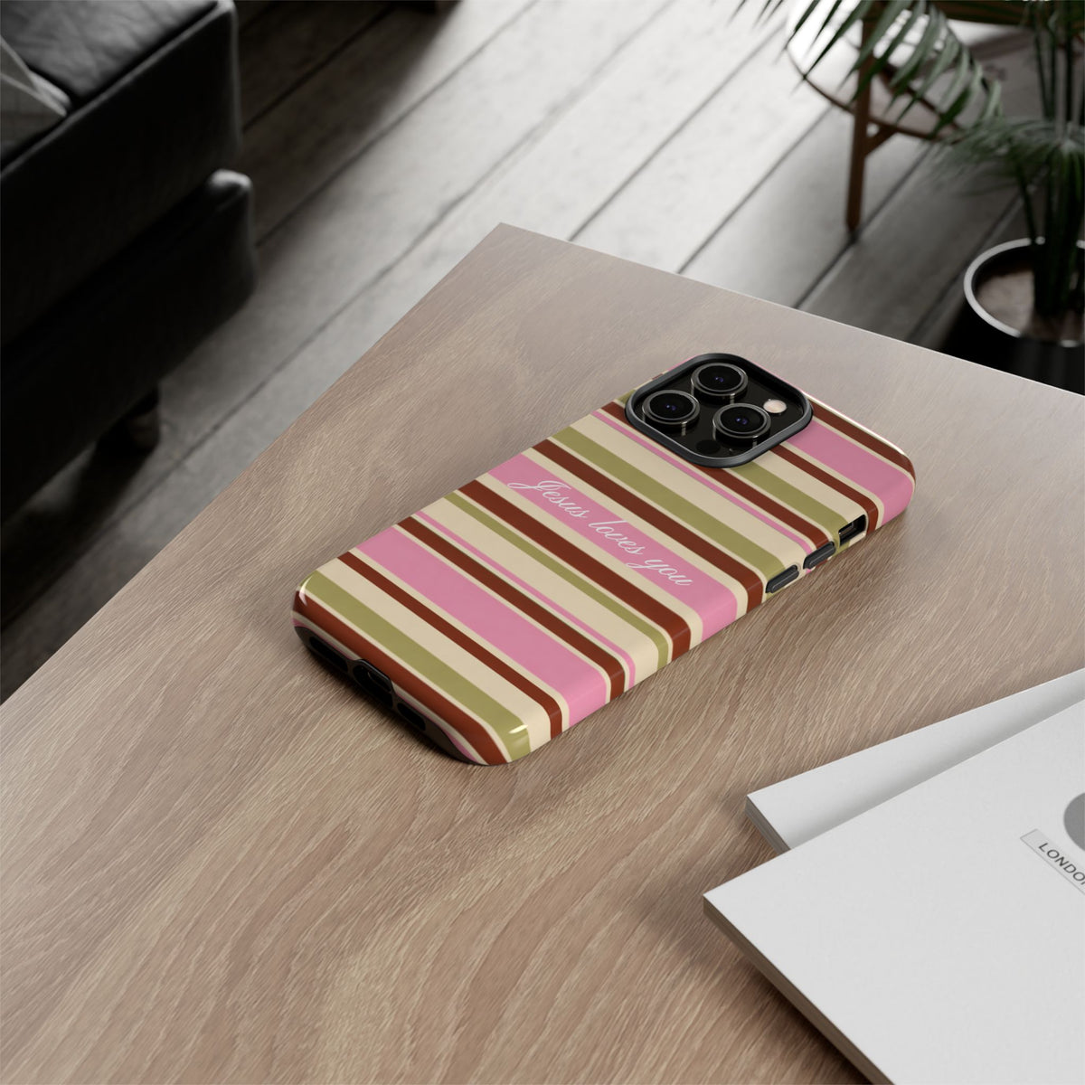 Jesus Loves You Neapolitan Phone Case