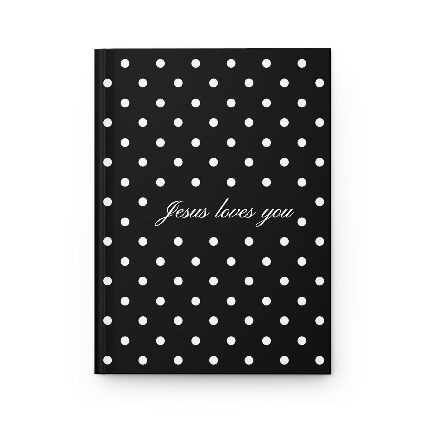 Jesus loves you Polka Dot Hardcover Journal