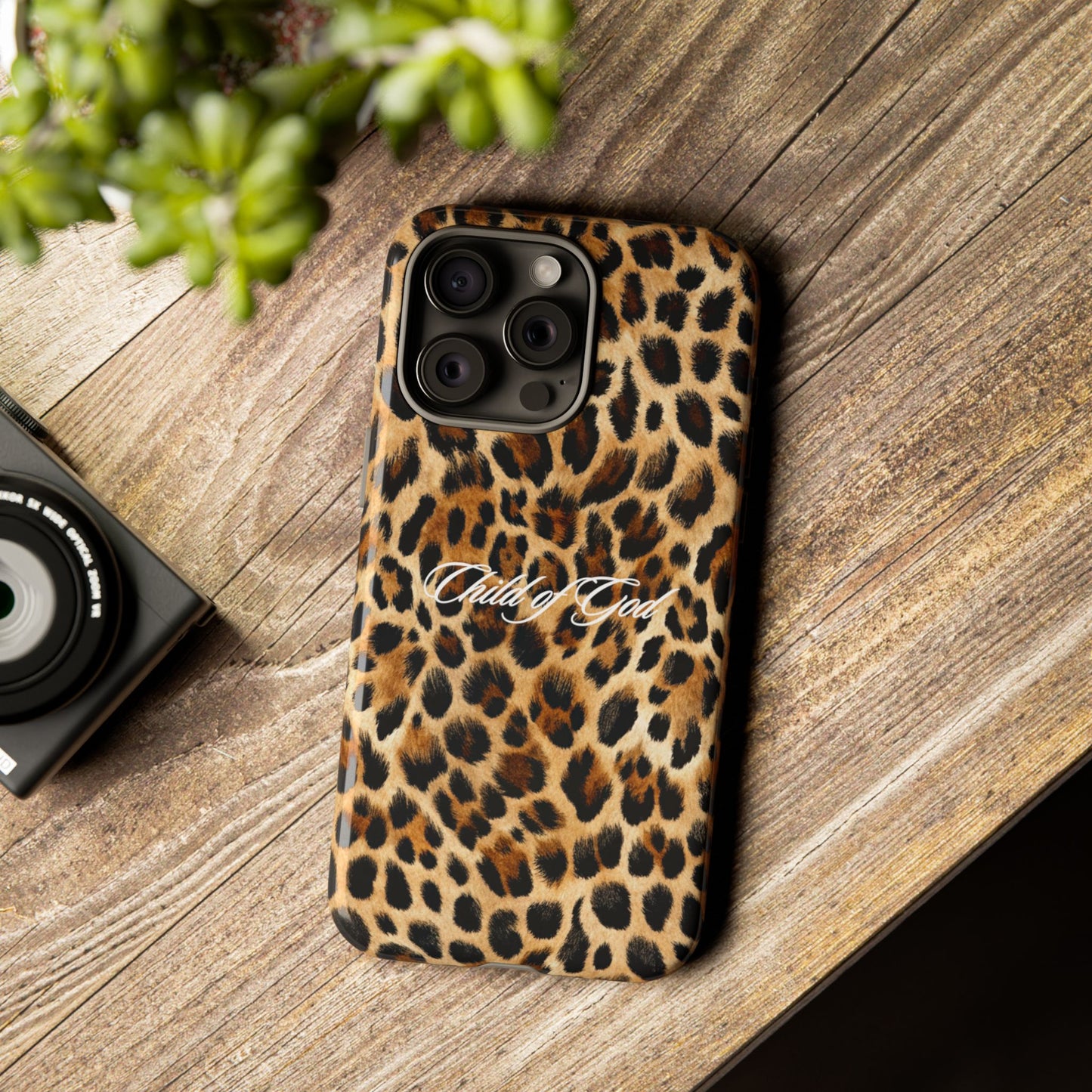 Child of God Leopard Phone Case