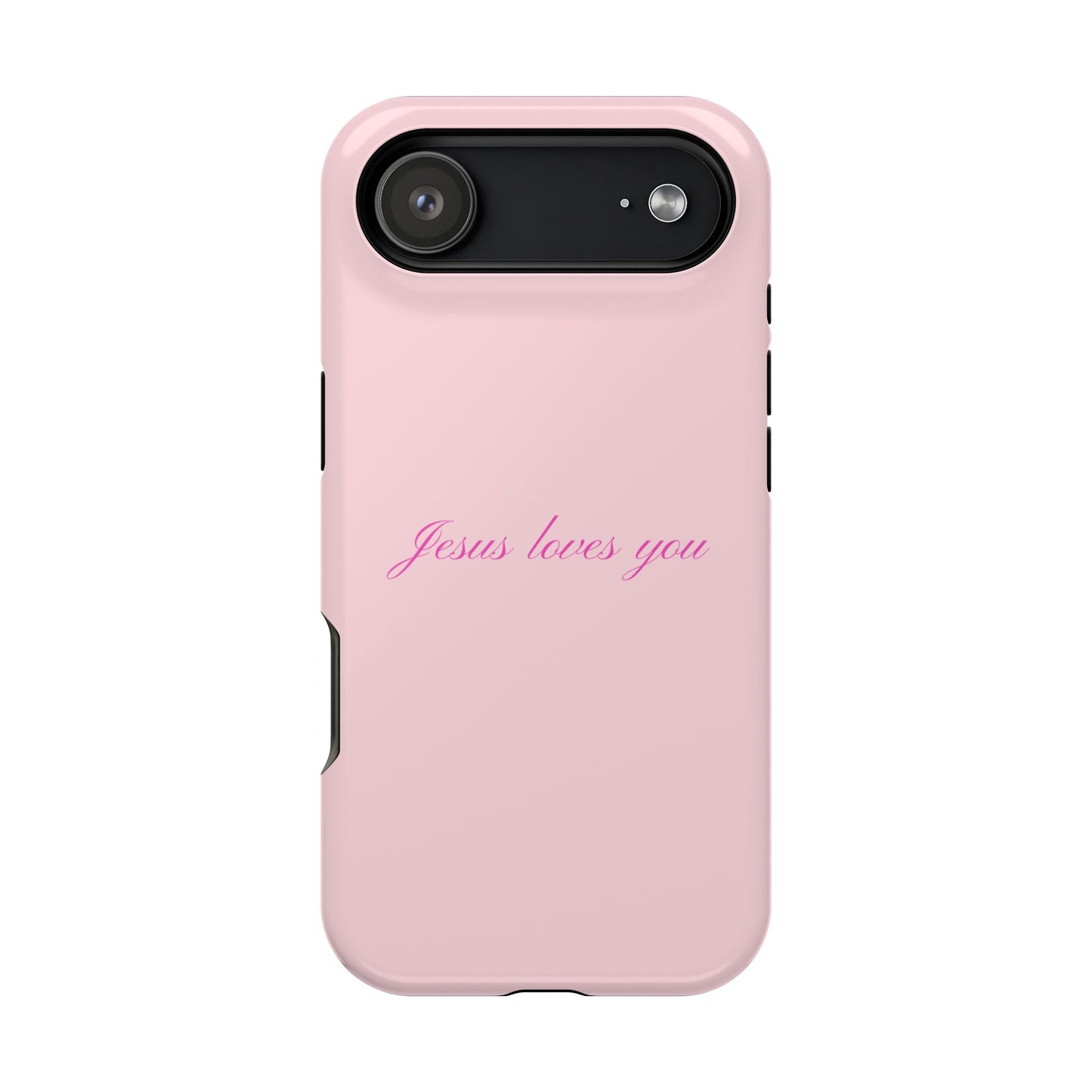 Jesus loves you Baby Pink Phone Case MagSafe