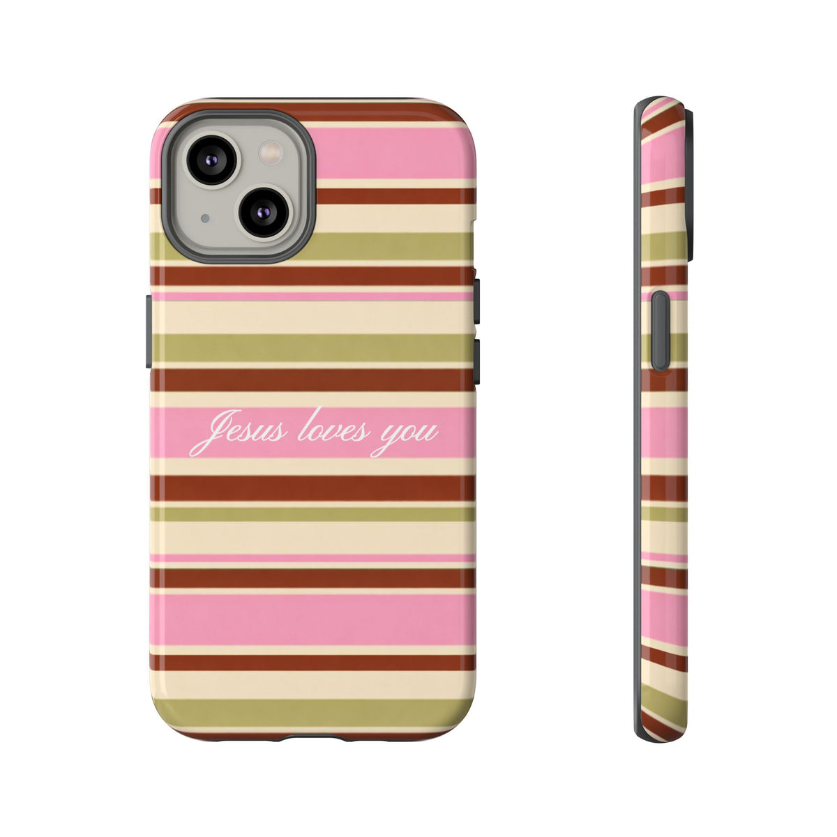 Jesus Loves You Neapolitan Phone Case