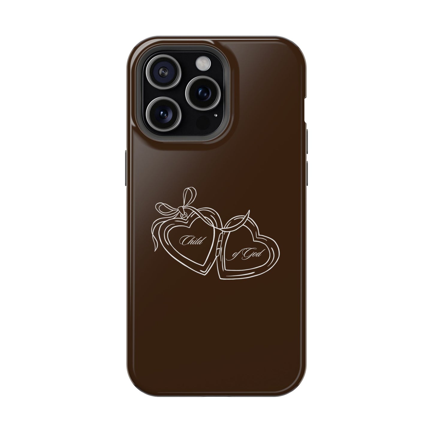 Child of God Locket Espresso Phone Case MagSafe