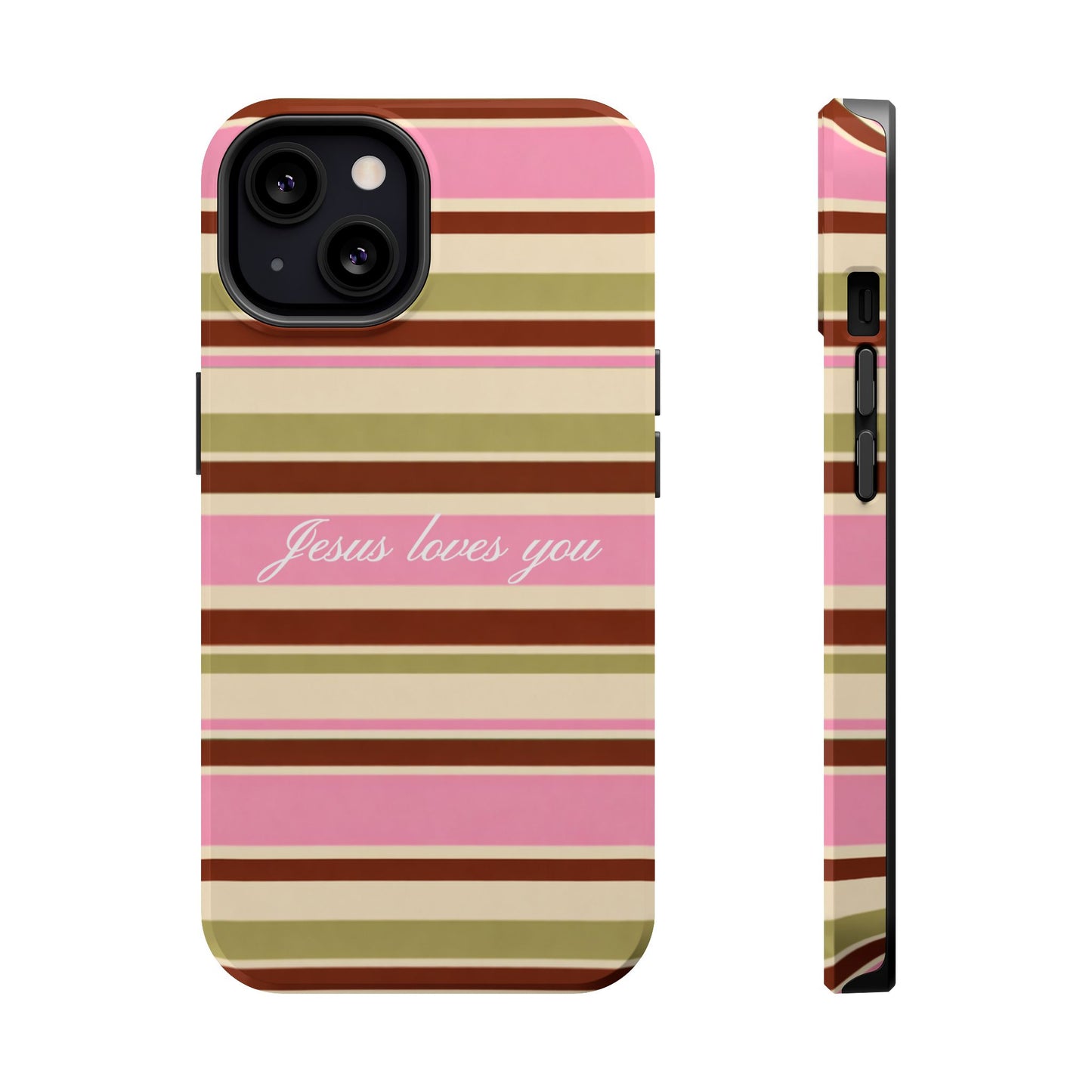Jesus Loves You Neapolitan MagSafe Phone Case