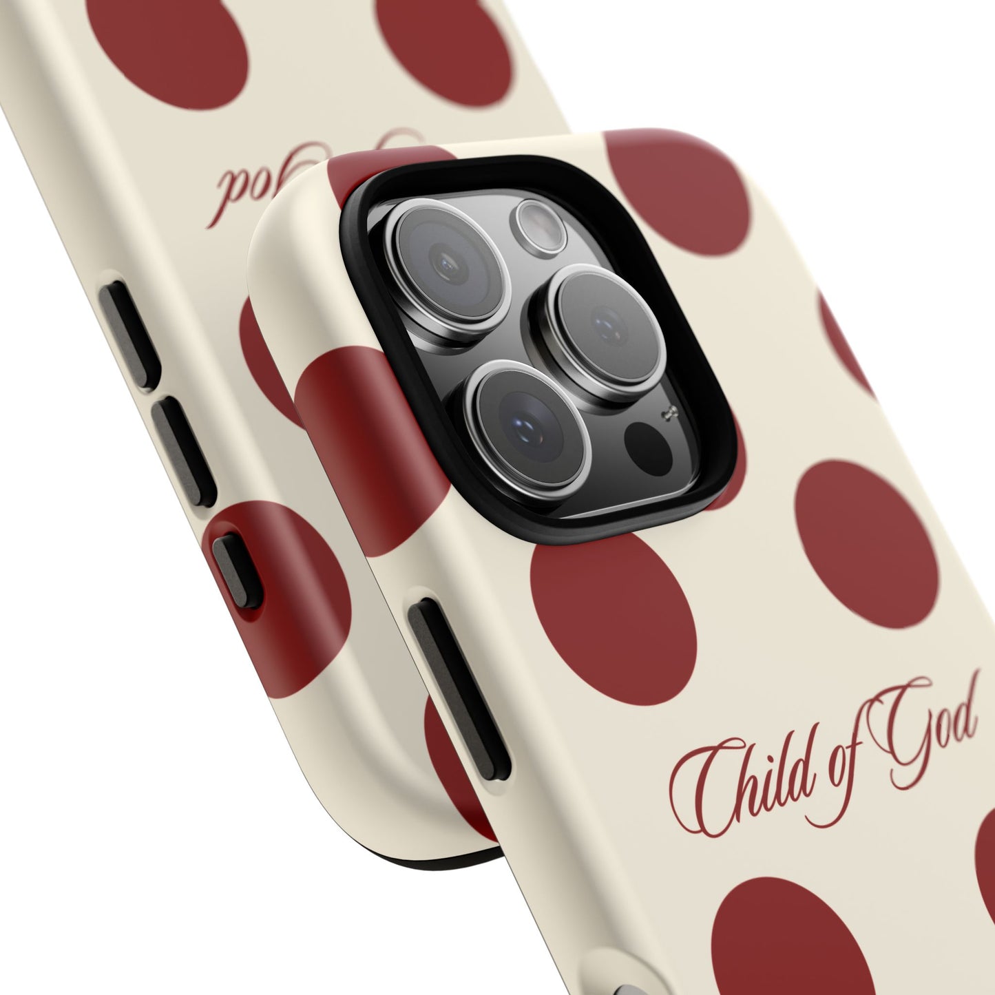 Child of God Red and Créame Phone Case