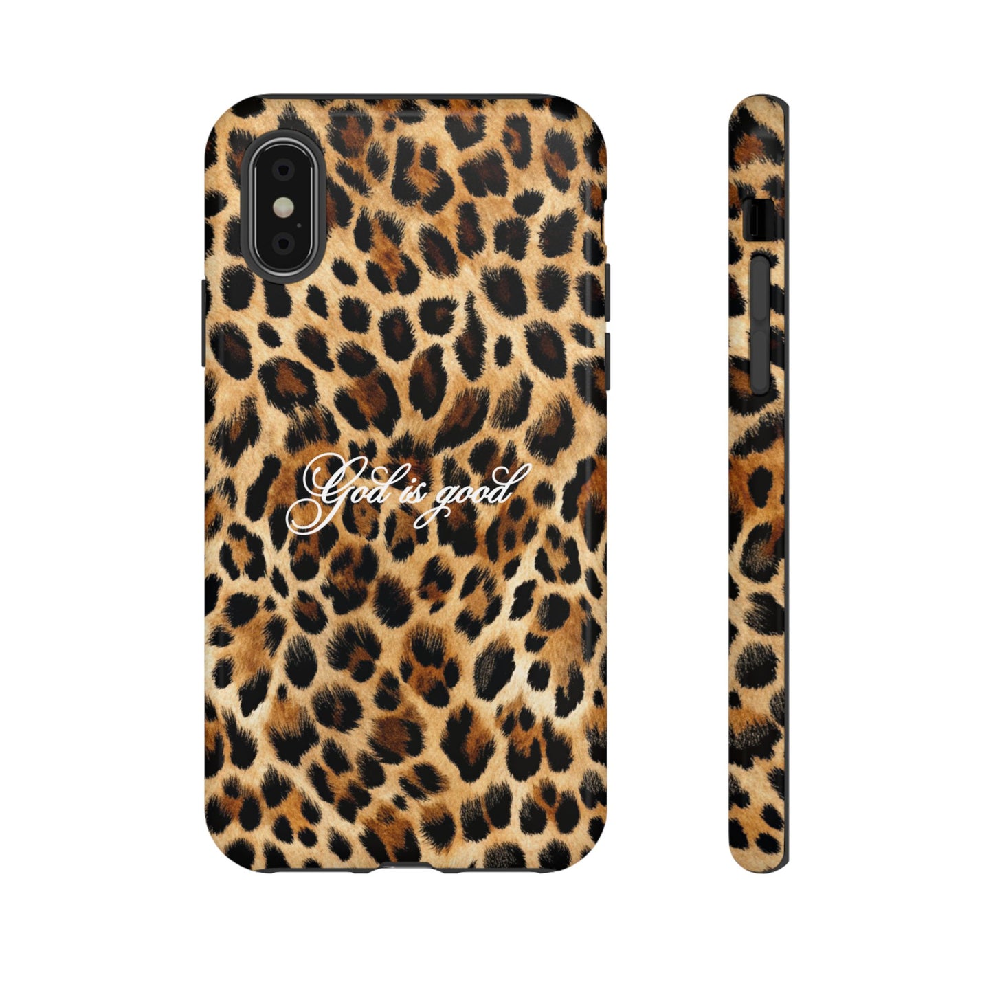 God is good Leopard Phone Case