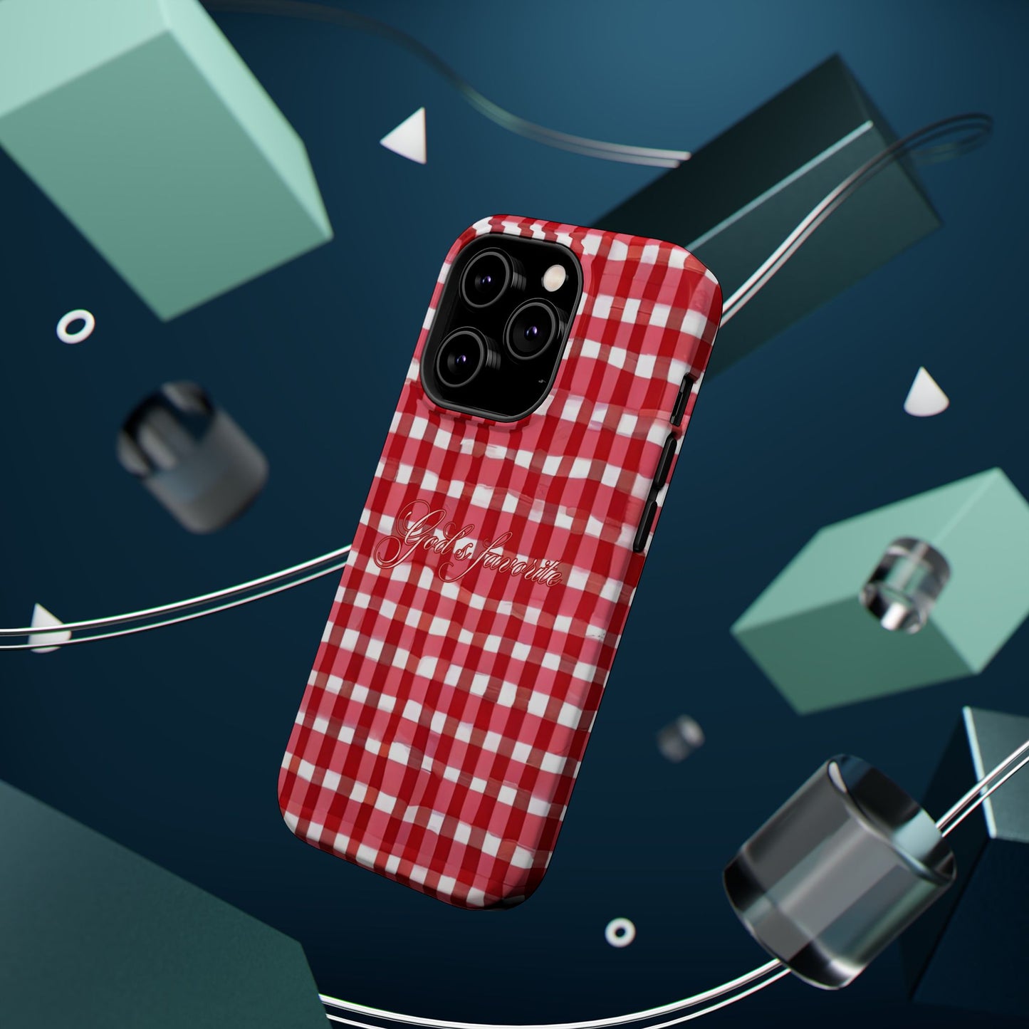 God’s favorite Gingham MagSafe Phone Case