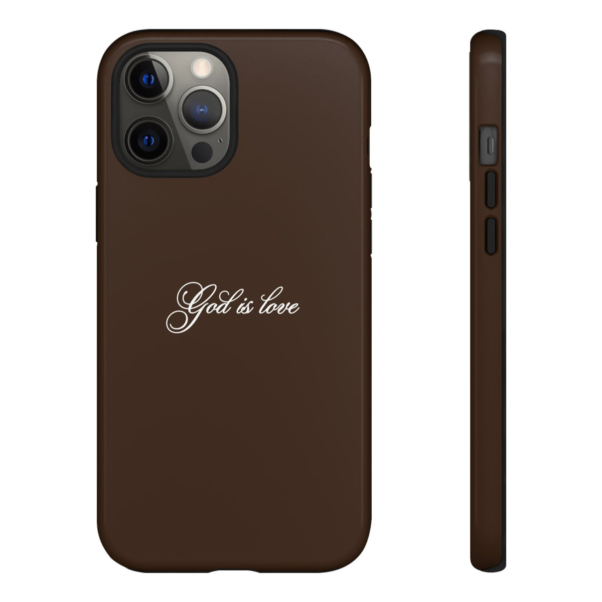 God is Love Espresso Phone Case