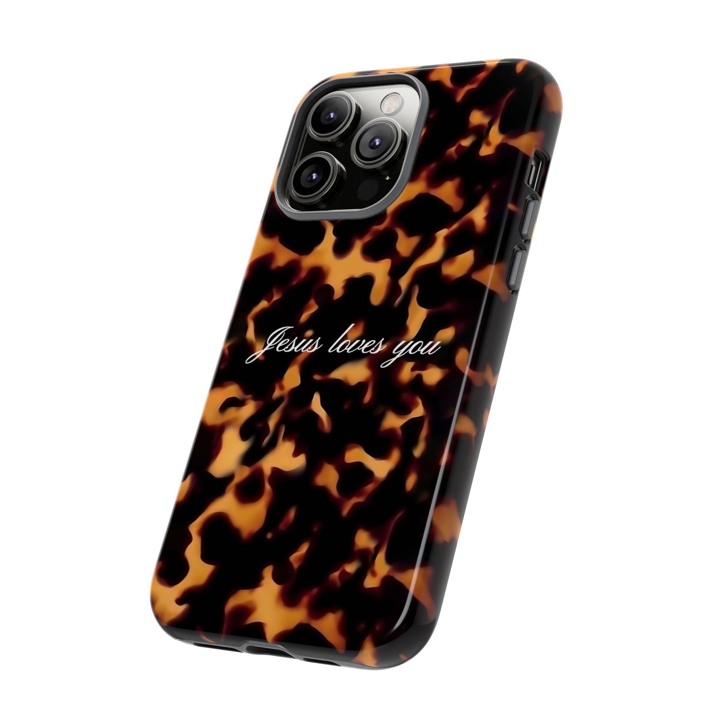 Jesus loves you Tortoise Phone Case