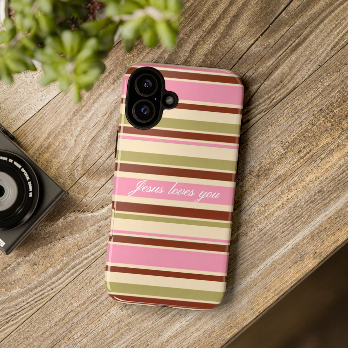 Jesus Loves You Neapolitan Phone Case